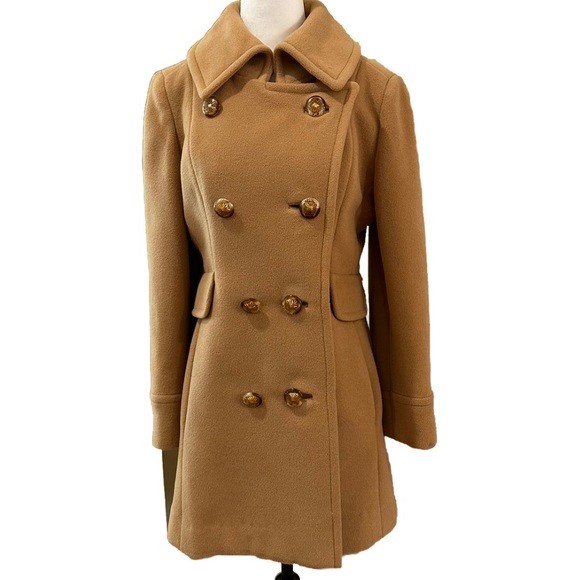 Henry White Jackets & Coats Henry White Dublin Tan Wool Pea Coat